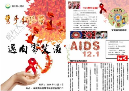 艾滋病宣传海报