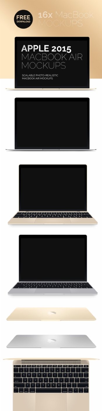 新款MacBookAirMockup