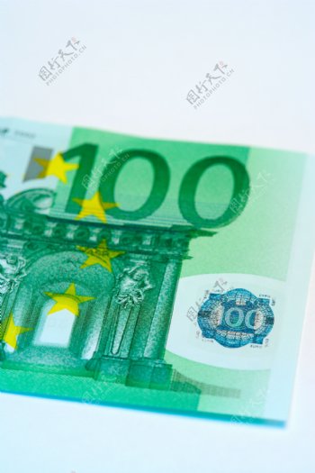 外国货币钞票特写图片