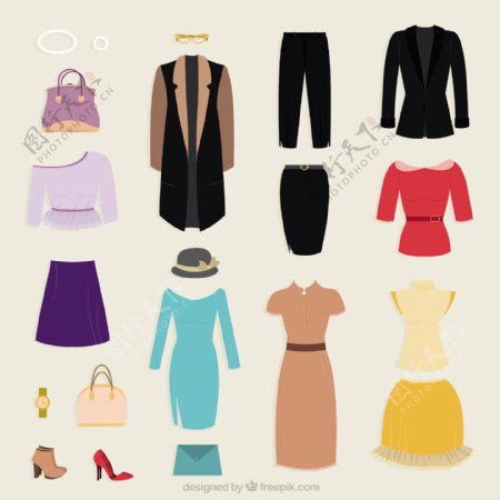 女性服装收藏