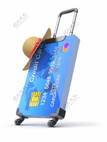 旅游车信用卡图片