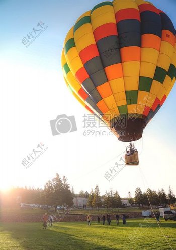 飞行丰富多彩丰富多彩热空气气球