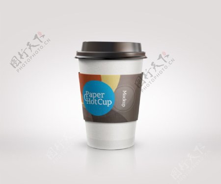 咖啡杯茶杯包装设计图展示案例样机