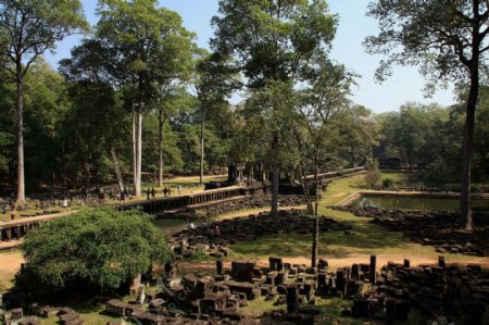 柬埔寨巴本宫风景