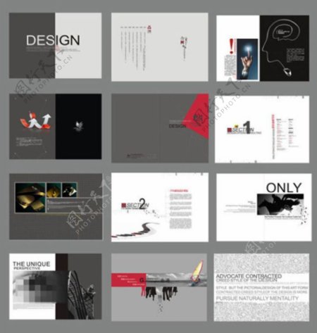企业创意画册设计模板cdr素材下载