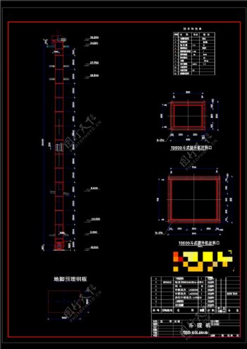 提升机总图纸CAD景观图纸