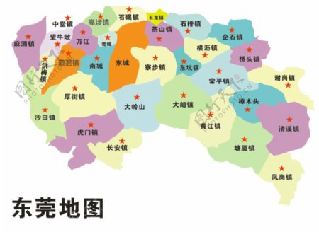 东莞地图
