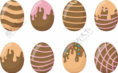 巧克力花纹鸡蛋