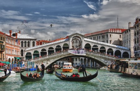 威尼斯叹息桥风景图片