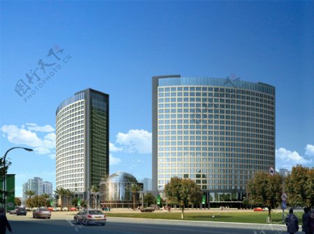 商业楼建筑景观图片