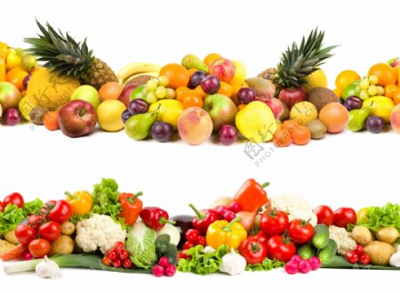 五颜六色的水果蔬菜图片