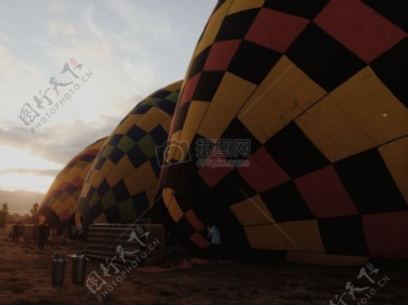 天空人旅游气球活动冒险交通篮热空气气球