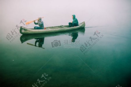 水船湖河行桨活动探险户外男孩皮划艇皮划艇赛艇船