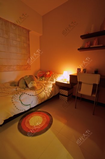 酒店单人卧房装修图片图片