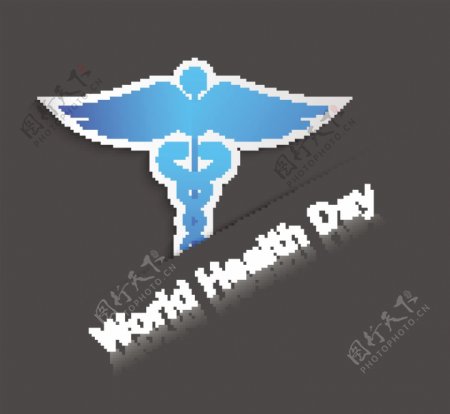 世界卫生日标志