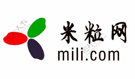 米粒logo设计