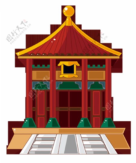 动漫中国特色建筑