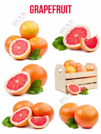 红色的橙子图片