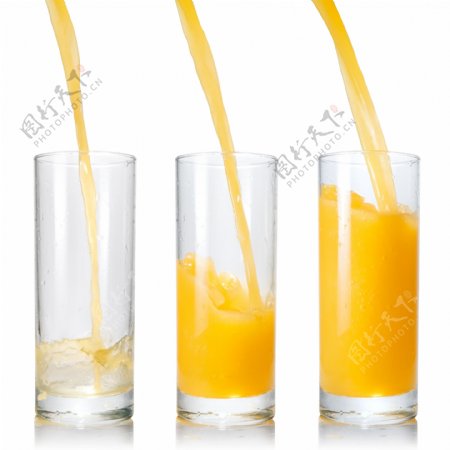新鲜橙汁图片