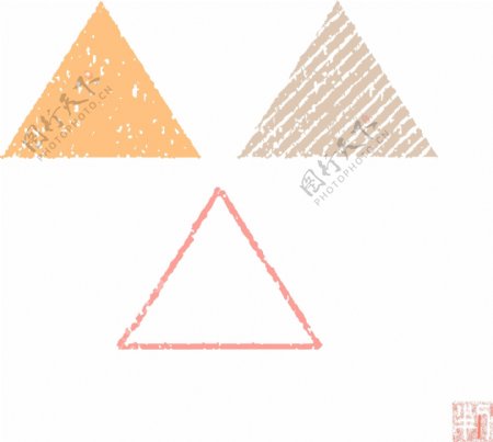 三角形底纹设计素材合集