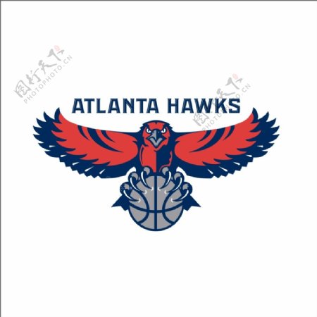 美国NBA老鹰队队标标志logo