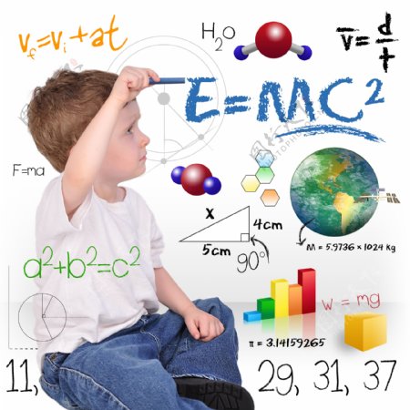化学教育与男孩图片
