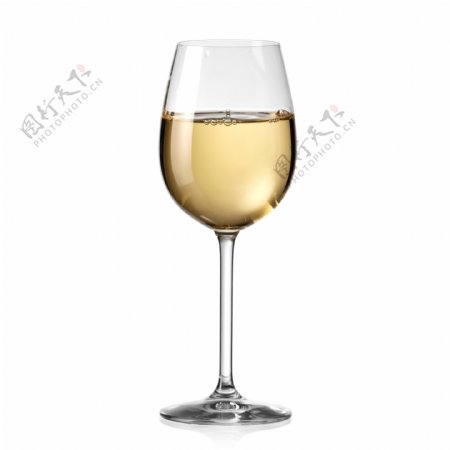 高脚杯白葡萄酒图片