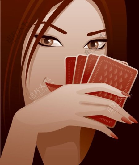 扑克牌与女性