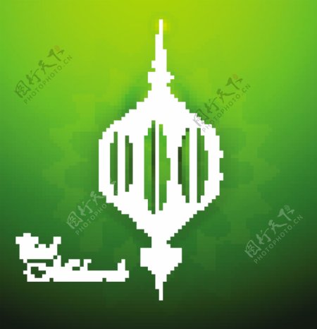 清真寺斋月图标