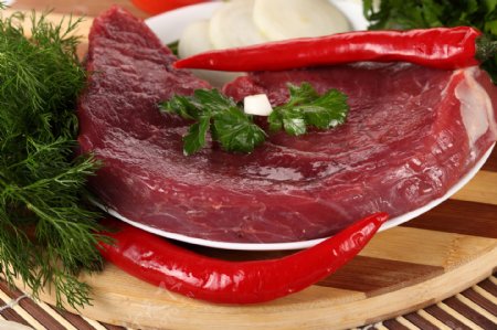 红椒和瘦肉图片