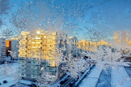 唯美的雪景