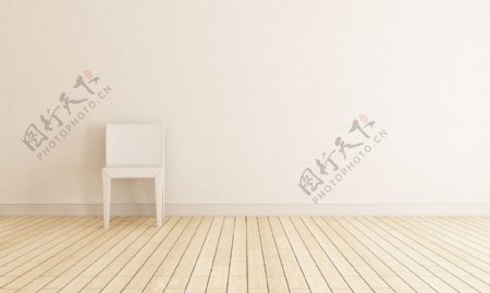 木地板上的简约沙发图片