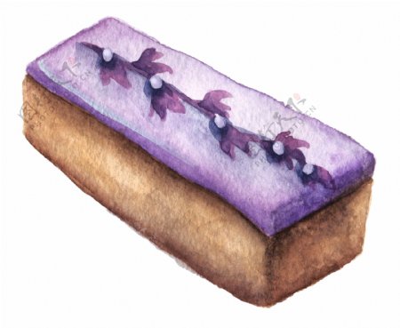 紫色美味糕点图片素材