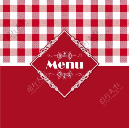 餐厅的菜单背景