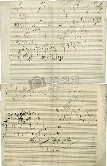 贝多芬笔下的音符
