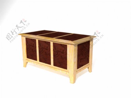 公装家具之桌子0123D模型