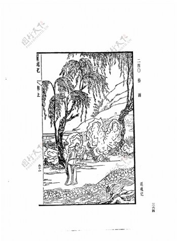 中国古典文学版画选集上下册0392