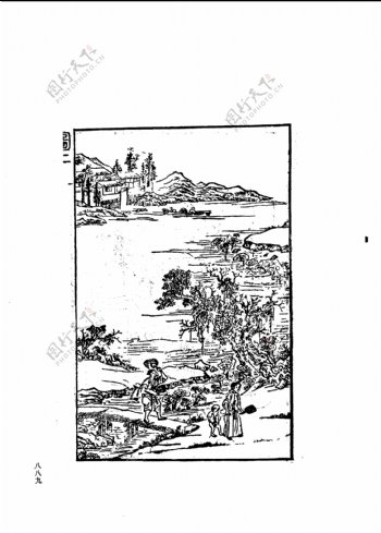 中国古典文学版画选集上下册0917