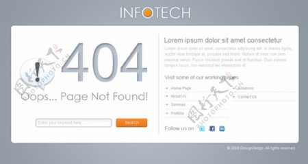 错误404界面