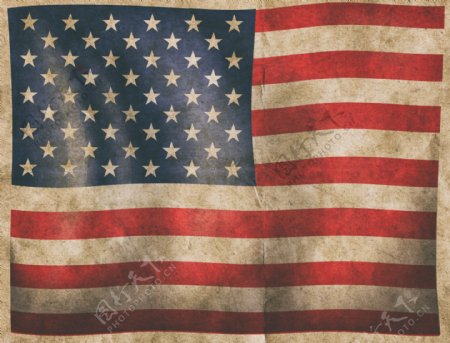 复古美国国旗背景