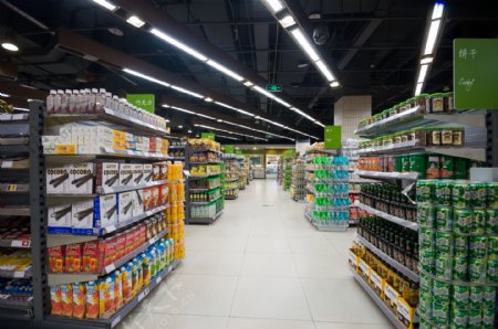 超市干粮类食品区域图片
