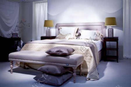 现代时尚风格卧室效果图图片