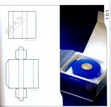 包装盒设计刀模数据包装效果图188