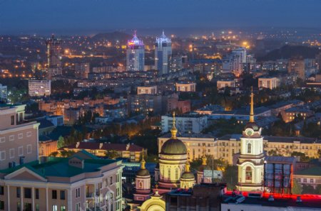 乌克兰夜景图片