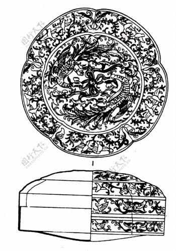 古代器物图案隋唐五代图案中国传统图案149