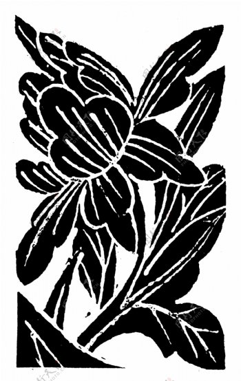 花鸟图案元明时代图案中国传统图案128