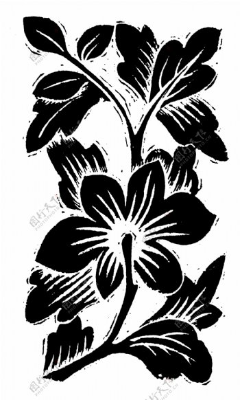 花鸟图案元明时代图案中国传统图案161