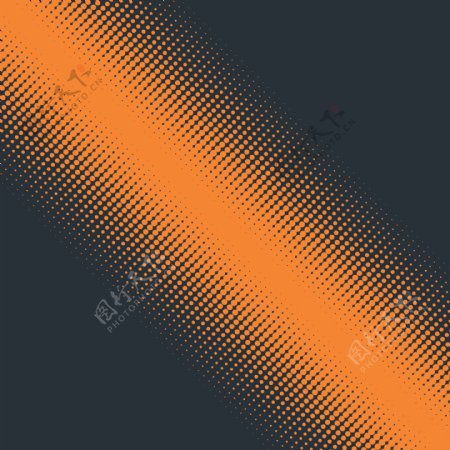 黑色和橙色的背景与网点