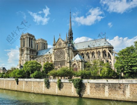 巴黎圣母院风景图片
