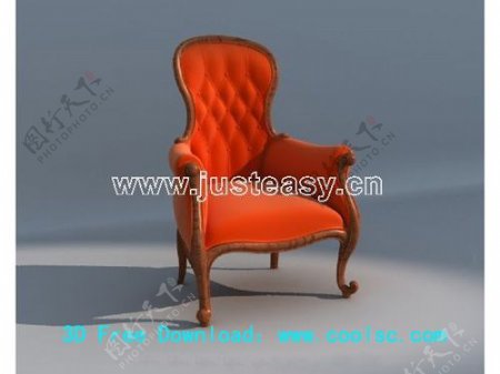 单人沙发欧洲软座椅家具木椅子